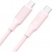 Дата кабель USB-C to USB-C NBQ265B-CC pink XO (NB-Q265B-CC.pink)