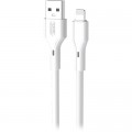 Дата кабель USB 2.0 AM to Lightning NB230-AI white XO (NB230-AI.white)