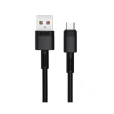 Дата кабель USB 2.0 AM to USB-C NBQ166-AC black XO (NB-Q166-AС.black)