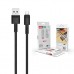 Дата кабель USB 2.0 AM to USB-C NBQ166-AC black XO (NB-Q166-AС.black)