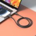 Дата кабель USB 2.0 AM to USB-C NB265-AC black XO (NB265-AC.black)