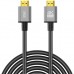 Кабель мультимедийный HDMI to HDMI 5.0m v2.0 black XO (GB017B-HDMI.tranish)