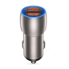 Зарядное устройство XO 2xUSB QC3.0 36W black (СC52-BK)