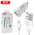 Зарядний пристрій XO 2xUSB 2.1A + cable USB to Lightning white (TZ08-L-WH)