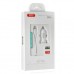 Зарядний пристрій XO 2xUSB 2.1A + cable USB to Lightning white (TZ08-L-WH)