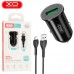 Зарядное устройство XO USB QC3.0 18W + cable USB to Micro 5P black (TZ12-M-BK)