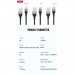 Дата кабель USB 2.0 AM to Lightning 1.0m 2.4A double-side grey XO (NB188-L-1-GR)