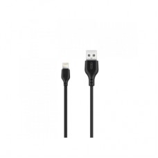 Дата кабель USB 2.0 AM to Lightning 1.0m 2.1A black XO (NB36-L-1-BK)
