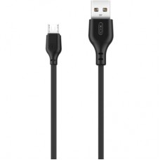 Дата кабель USB 2.0 AM to Micro 5P 2.0m 2.1A black XO (XO-NB103-BK)