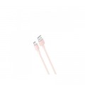 Дата кабель USB 2.0 AM to Micro 5P 1.0m 2.4A pink XO (NB156-M-PN)