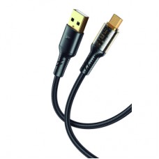 Дата кабель USB 2.0 AM to Micro 5P 1.0m 2.4A black XO (NB229-M-1-BK)
