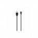 Дата кабель USB 2.0 AM to Micro 5P 1.0m 2.1A black XO (NB36-M-1-BK)