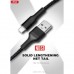 Дата кабель USB 2.0 AM to Micro 5P 1.0m 2.1A black XO (NB51-M-1-BK)