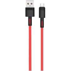 Дата кабель USB 2.0 AM to Micro 5P 1.0m 5A red XO (NB166-M-1-RD)