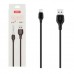 Дата кабель USB 2.0 AM to Lightning 1.0m 2.1A black XO (XO-NB-103-L-1-BK)