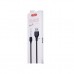 Дата кабель USB 2.0 AM to Lightning 2.0m 2.1A black XO (XO-NB-103-L-2-BK)