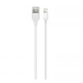 Дата кабель USB 2.0 AM to Lightning 2.0m 2.1A white XO (XO-NB-103-L-2-WH)