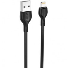 Дата кабель USB 2.0 AM to Lightning 1.0m 2.1A black XO (XO-NB200-L-1-BK)