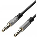 Кабель мультимедійний 3.5mm M to 3.5mm M 1.0m black XO (XO-NB121)