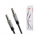 Кабель мультимедійний 3.5mm M to 3.5mm M 1.0m black XO (XO-NB121)