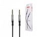 Кабель мультимедійний 3.5mm M to 3.5mm M 1.0m black XO (XO-NB121)