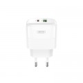 Зарядний пристрій XO 1xUSB QC3.0 + 1xUSB-C PD20W (XO-QC37)
