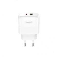 Зарядний пристрій XO 1xUSB QC3.0 + 1xUSB-C PD20W (XO-QC37)