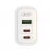 Зарядное устройство XO 2xUSB-C PD65W + 1xUSB 45W white (СE04-WH)