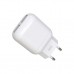 Зарядное устройство XO 2xUSB 2.4A + cable USB to USB-C white (L78-TC-WH)