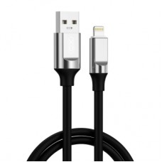 Дата кабель USB 2.0 AM to Lightning 1.0m 6A silicone black XO (NB251_L_Black)