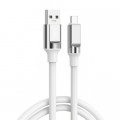 Дата кабель USB 2.0 AM to USB-C 1.0m 6A silicone white XO (NB251_C_White)