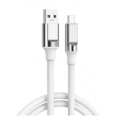 Дата кабель USB 2.0 AM to USB-C 1.0m 6A silicone white XO (NB251_C_White)