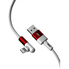 Дата кабель USB 2.0 AM to Lightning 1.0m 90° corner NB152 white XO (6920680872466)