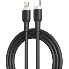 Дата кабель USB-C to Lightning 1.0m 20W liquid silicone NB208A black XO (6920680826810)