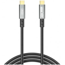 Дата кабель USB-C to USB-C 1.0m 100W PD black XO (GB020-CC.tranish)