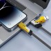 Дата кабель USB-C + USB A to USB-C + Lightning XO (NB283-CAI.gray)