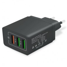 Зарядное устройство XoKo QC-305 3 USB 5.1A Black (QC-305-BK)