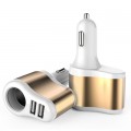 Зарядное устройство XoKo CC-303 2 USB 2.1A Gold / White (CC-303-GDWH)