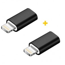 Переходник MicroUSB to Lightning AC-005 2 pcs XoKo (XK-AC005-BK2)