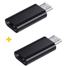 Перехідник USB Type-C to MicroUSB AC-020 2 pcs XoKo (XK-AC020-BK2)