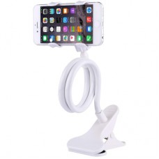 Держатель для смартфонов XoKo прищепка, гибкий, 65 см, белый (XK-RM-C20-WHT)