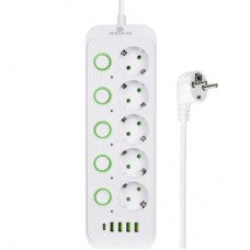 Мережевий фільтр живлення XoKo XK-SP-5-2-1-WH