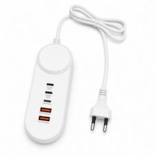 Зарядний пристрій XoKo 2xUSB QC 18W + 2xUSB-C PD35W (XK-QC-505)