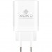 Зарядний пристрій XoKo 1xUSB-C PD45W + 1xUSB QC3.0 GaN white (XK-QC-450)
