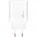 Зарядний пристрій XoKo 1xUSB-C PD65W + 1xUSB QC3.0 GaN white (XK-QC-620)