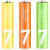 Батарейка ZMI AA ZI5 * 12 + AAA ZI7 * 12 Rainbow batteries set (Ф16358)